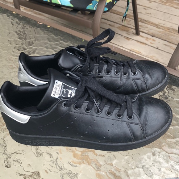 adidas Shoes - Adidas Stan Smith Black Sneakers, Size 8.5 Womens